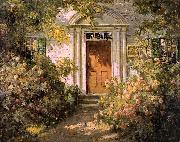 Abbott Fuller Graves Grandmother's Doorway oil on canvas